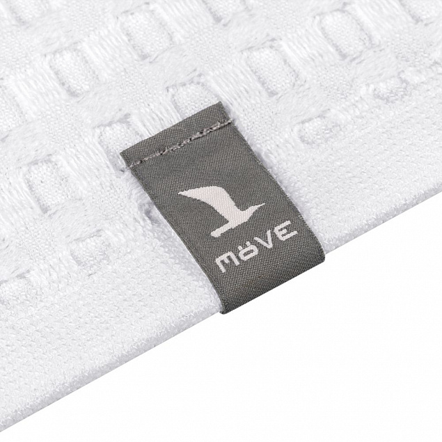 Полотенце вафельное Piquee, среднее, белое с логотипом в Нефтекамске заказать по выгодной цене в кибермаркете AvroraStore