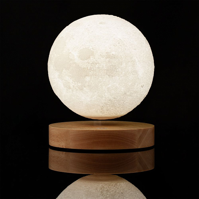 Левитирующая луна MoonFlight с логотипом в Нефтекамске заказать по выгодной цене в кибермаркете AvroraStore