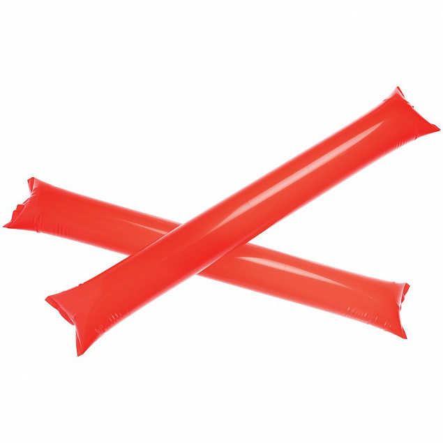 Палки-стучалки для болельщиков «Пошумим», красные с логотипом в Нефтекамске заказать по выгодной цене в кибермаркете AvroraStore