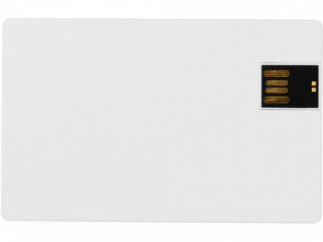 USB-флешка на 16 Гб Card в виде пластиковой карты  с логотипом в Нефтекамске заказать по выгодной цене в кибермаркете AvroraStore