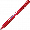 ALLEGRA LX, ручка шариковая с грипом, прозрачный красный, пластик с логотипом в Нефтекамске заказать по выгодной цене в кибермаркете AvroraStore
