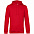 Толстовка с капюшоном унисекс BNC Inspire (Organic), красная с логотипом в Нефтекамске заказать по выгодной цене в кибермаркете AvroraStore
