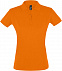 Рубашка поло женская PERFECT WOMEN 180 оранжевая с логотипом в Нефтекамске заказать по выгодной цене в кибермаркете AvroraStore