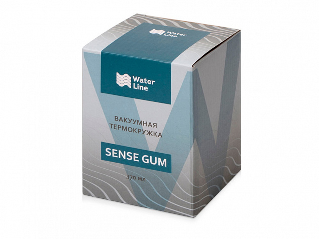 Вакуумная термокружка «Sense Gum», непротекаемая крышка, soft-touch с логотипом в Нефтекамске заказать по выгодной цене в кибермаркете AvroraStore