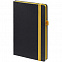 Ежедневник Ton, недатированный, черный с желтым с логотипом в Нефтекамске заказать по выгодной цене в кибермаркете AvroraStore