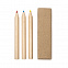 Набор DENOK из 3 карандашей с логотипом в Нефтекамске заказать по выгодной цене в кибермаркете AvroraStore