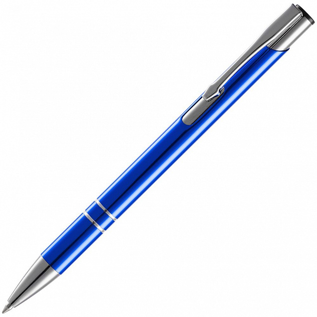 Ручка шариковая Keskus, ярко-синяя с логотипом в Нефтекамске заказать по выгодной цене в кибермаркете AvroraStore