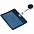 Чехол для карточки с ретрактором Devon, синий с логотипом в Нефтекамске заказать по выгодной цене в кибермаркете AvroraStore