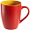 Кружка Bright Tulip, матовая, черная с красным с логотипом в Нефтекамске заказать по выгодной цене в кибермаркете AvroraStore