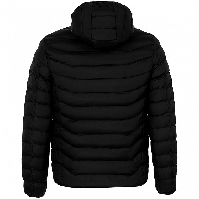 Куртка с подогревом Thermalli Chamonix, черная с логотипом в Нефтекамске заказать по выгодной цене в кибермаркете AvroraStore