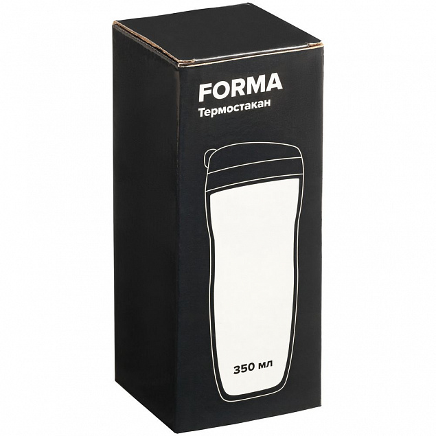 Термостакан Forma, серый с логотипом в Нефтекамске заказать по выгодной цене в кибермаркете AvroraStore