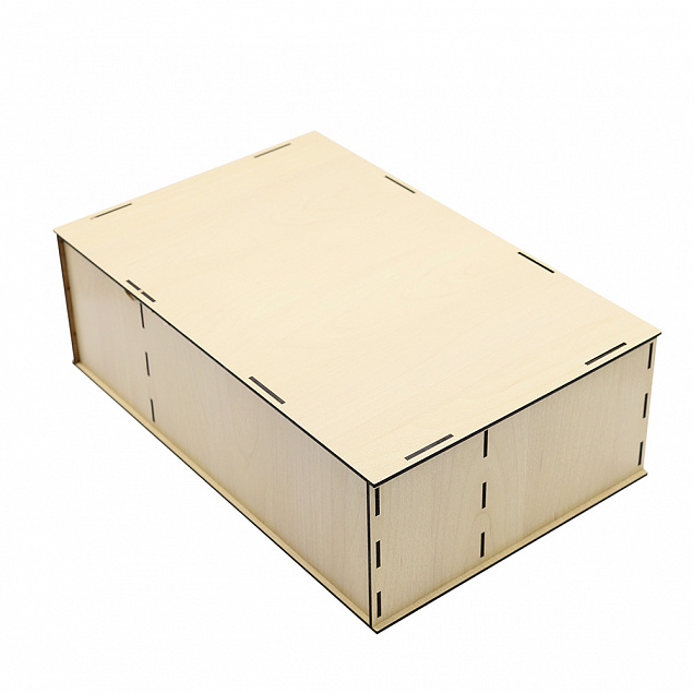 Подарочная коробка ламинированная из HDF 36,3*23,4*12,5 см ( 3 отделения)  с логотипом в Нефтекамске заказать по выгодной цене в кибермаркете AvroraStore