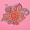 Футболка женская «Узор», розовая с логотипом в Нефтекамске заказать по выгодной цене в кибермаркете AvroraStore