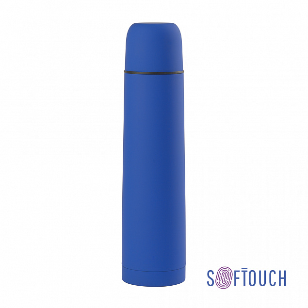 Термос "Родос" 1 литр, покрытие soft touch с логотипом в Нефтекамске заказать по выгодной цене в кибермаркете AvroraStore