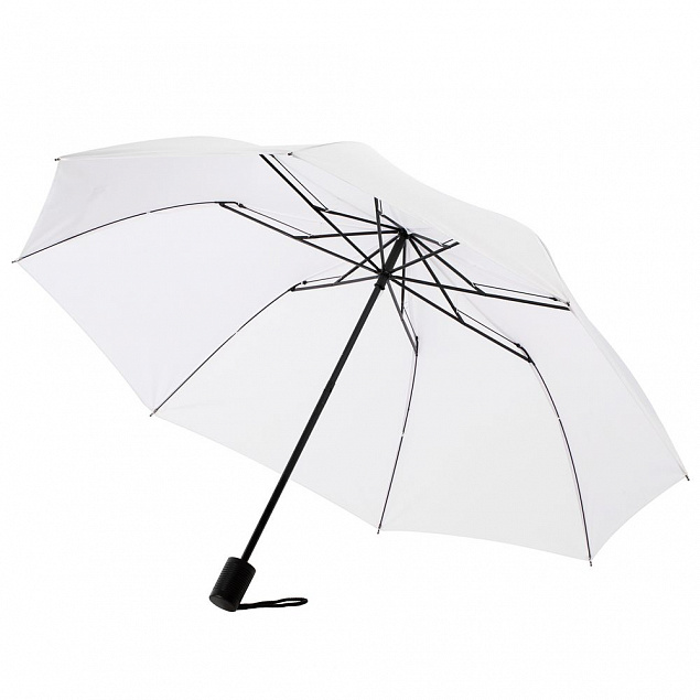 Зонт складной Rain Spell, белый с логотипом в Нефтекамске заказать по выгодной цене в кибермаркете AvroraStore