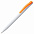 Ручка шариковая Pin, белая с синим с логотипом в Нефтекамске заказать по выгодной цене в кибермаркете AvroraStore