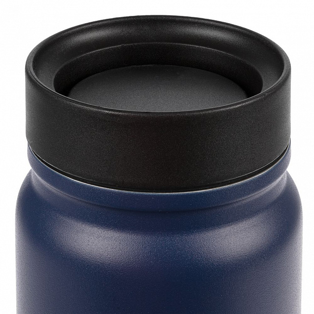 Термостакан Hardproof, синий с логотипом в Нефтекамске заказать по выгодной цене в кибермаркете AvroraStore