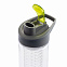 Бутылка для воды Tritan с контейнером для фруктов, 800 мл, зеленый с логотипом в Нефтекамске заказать по выгодной цене в кибермаркете AvroraStore