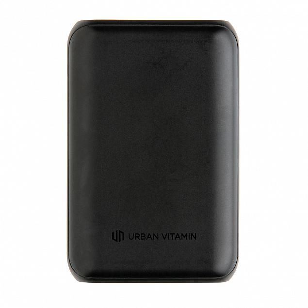Внешний аккумулятор Urban Vitamin Alameda с быстрой зарядкой PD, 18 Вт, 10000 мАч с логотипом в Нефтекамске заказать по выгодной цене в кибермаркете AvroraStore