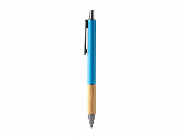 Ручка шариковая металлическая с бамбуковой вставкой PENTA с логотипом в Нефтекамске заказать по выгодной цене в кибермаркете AvroraStore