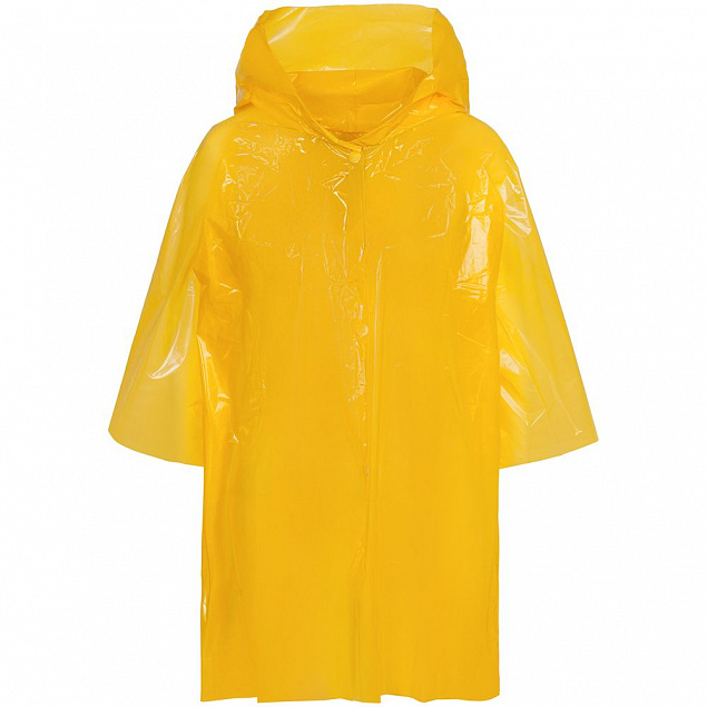 Дождевик-плащ детский BrightWay Kids, желтый с логотипом в Нефтекамске заказать по выгодной цене в кибермаркете AvroraStore