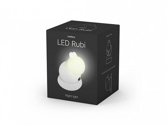 Ночник «LED Rubi» с логотипом в Нефтекамске заказать по выгодной цене в кибермаркете AvroraStore