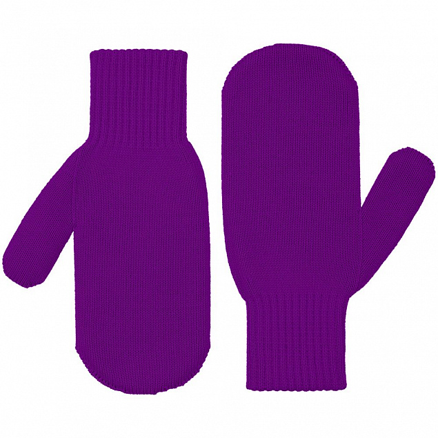 Варежки Life Explorer, фиолетовые с логотипом в Нефтекамске заказать по выгодной цене в кибермаркете AvroraStore
