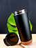 Термостакан Steady, черный с логотипом в Нефтекамске заказать по выгодной цене в кибермаркете AvroraStore