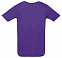 Футболка унисекс SPORTY 140 темно-фиолетовая с логотипом в Нефтекамске заказать по выгодной цене в кибермаркете AvroraStore