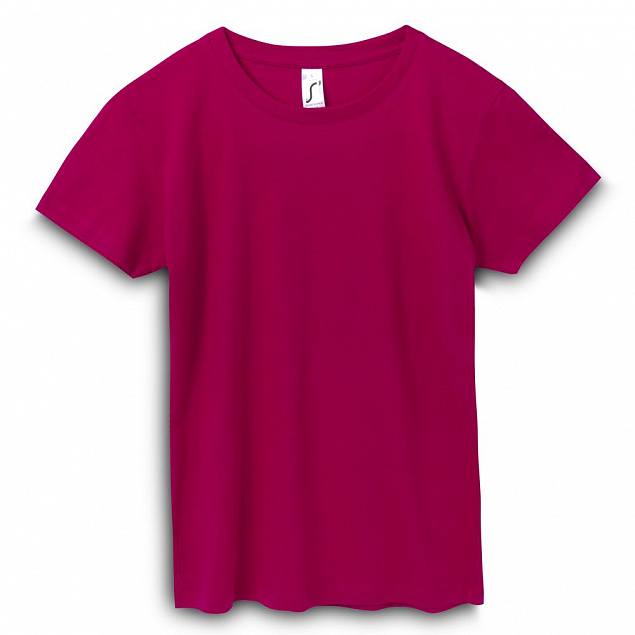 Футболка женская REGENT WOMEN, ярко-розовая (фуксия) с логотипом в Нефтекамске заказать по выгодной цене в кибермаркете AvroraStore