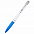 Ручка пластиковая Milana, светло-синяя с логотипом в Нефтекамске заказать по выгодной цене в кибермаркете AvroraStore