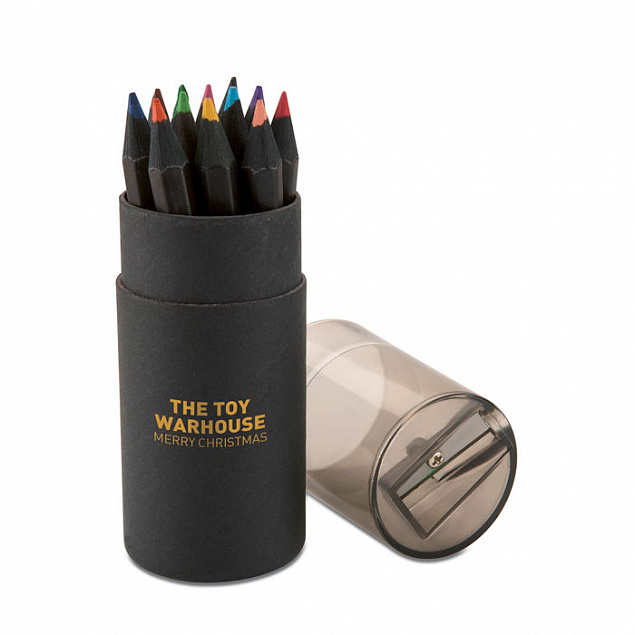 Набор цветных карандашей с логотипом в Нефтекамске заказать по выгодной цене в кибермаркете AvroraStore
