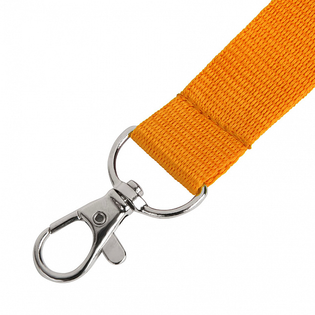 Ланъярд NECK, оранжевый, полиэстер, 2х50 см с логотипом в Нефтекамске заказать по выгодной цене в кибермаркете AvroraStore