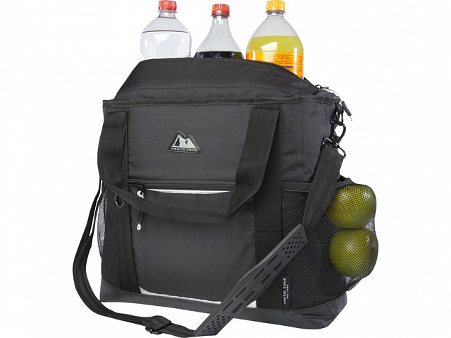 Arctic Zone® Ultimate, спортивная сумка-холодильник на 30 банок, черный с логотипом в Нефтекамске заказать по выгодной цене в кибермаркете AvroraStore