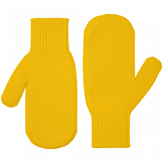 Варежки Life Explorer, желтые с логотипом в Нефтекамске заказать по выгодной цене в кибермаркете AvroraStore