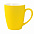 Кружка Elegante софт-тач 350мл - Желтый KK с логотипом в Нефтекамске заказать по выгодной цене в кибермаркете AvroraStore