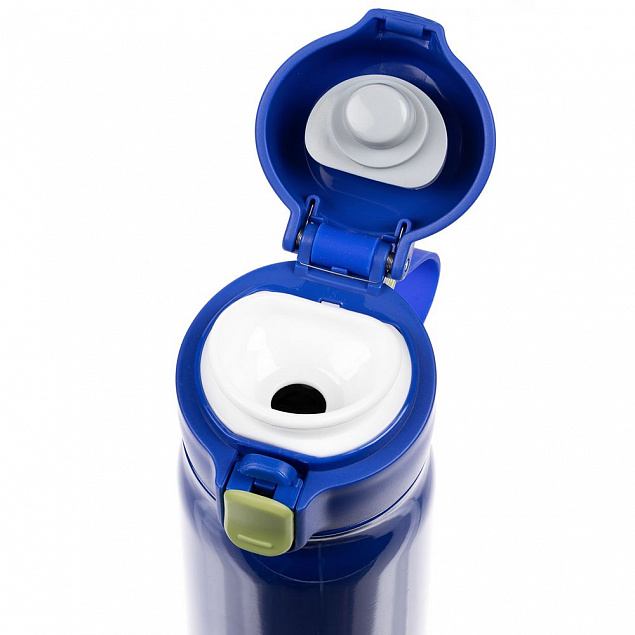 Термобутылка One Touch, синяя с логотипом в Нефтекамске заказать по выгодной цене в кибермаркете AvroraStore