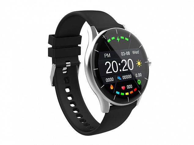 Умные часы «IoT Watch GT», 2 ремешка в комплекте с логотипом в Нефтекамске заказать по выгодной цене в кибермаркете AvroraStore