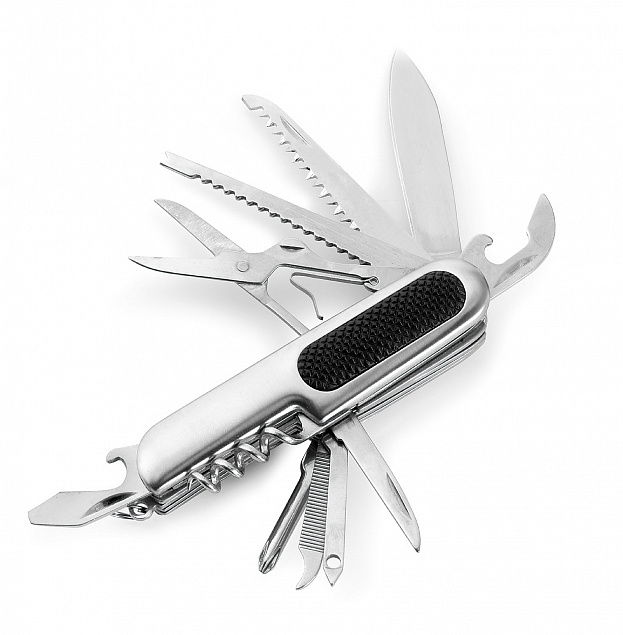 Многофункциональный инструмент, складной нож, 11 функций с логотипом в Нефтекамске заказать по выгодной цене в кибермаркете AvroraStore