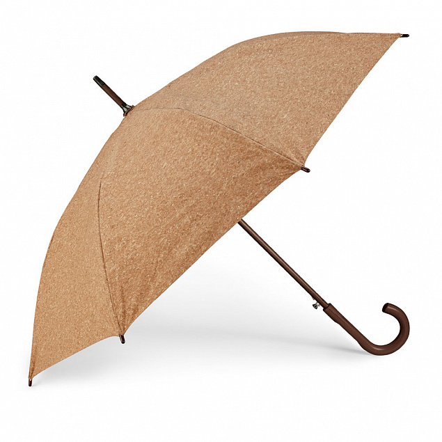 Ультралегкий 21-дюймовый зонт с чехлом,белый с логотипом в Нефтекамске заказать по выгодной цене в кибермаркете AvroraStore