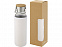Thor, стеклянная бутылка объемом 660 мл с неопреновым чехлом, белый с логотипом в Нефтекамске заказать по выгодной цене в кибермаркете AvroraStore