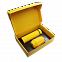 Набор Hot Box E (софт-тач) B, желтый с логотипом в Нефтекамске заказать по выгодной цене в кибермаркете AvroraStore