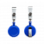 Ретрактор 4hand (синий) с логотипом в Нефтекамске заказать по выгодной цене в кибермаркете AvroraStore