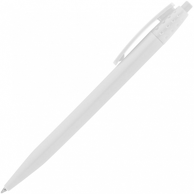 Ручка шариковая Champion ver.2, белая с логотипом в Нефтекамске заказать по выгодной цене в кибермаркете AvroraStore