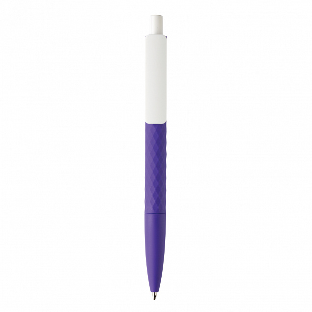 Ручка X3 Smooth Touch, фиолетовый с логотипом в Нефтекамске заказать по выгодной цене в кибермаркете AvroraStore