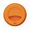 Стакан с крышкой PLA, 350 мл, оранжевый с логотипом в Нефтекамске заказать по выгодной цене в кибермаркете AvroraStore