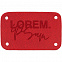 Лейбл Latte, S, красный с логотипом в Нефтекамске заказать по выгодной цене в кибермаркете AvroraStore