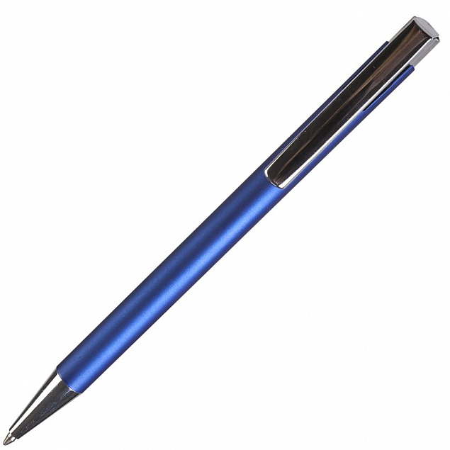 Ручка шариковая Stork, синяя с логотипом в Нефтекамске заказать по выгодной цене в кибермаркете AvroraStore