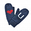 Варежки "LOVE YOU" с теплой подкладкой с логотипом в Нефтекамске заказать по выгодной цене в кибермаркете AvroraStore