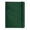 Ежедневник недатированный Boomer, А5,  темно-зеленый, кремовый блок, без обреза с логотипом в Нефтекамске заказать по выгодной цене в кибермаркете AvroraStore